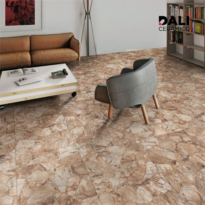 Armedo Brown | 60x120cm Polished Porcelain Tiles | Marble Replacement | Porcelain Tiles